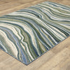 Oriental Weavers Tisdell TIS10 Green / Blue Area Rug Alternate Image