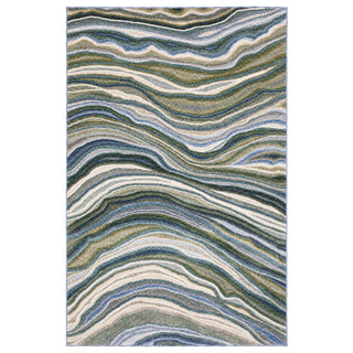 Oriental Weavers Tisdell TIS10 Green / Blue Area Rug main image