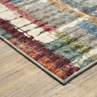 Oriental Weavers Tisdell TIS12 Multi / Area Rug Corner Image