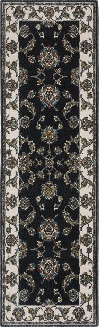 Oriental Weavers Vivian VI01B Navy/Ivory Area Rug 