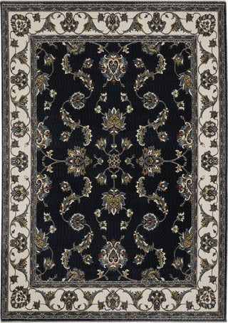 Oriental Weavers Vivian VI01B Navy/Ivory Area Rug