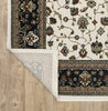 Oriental Weavers Vivian VI02B Ivory/Navy Area Rug 