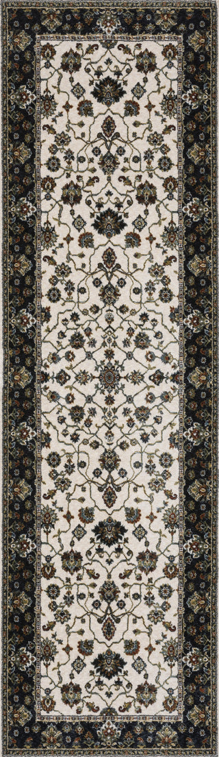 Oriental Weavers Vivian VI02B Ivory/Navy Area Rug 