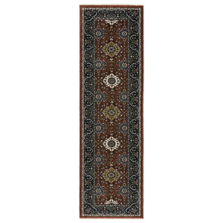 Oriental Weavers Vivian VI04B Red/Navy Area Rug Runner Image
