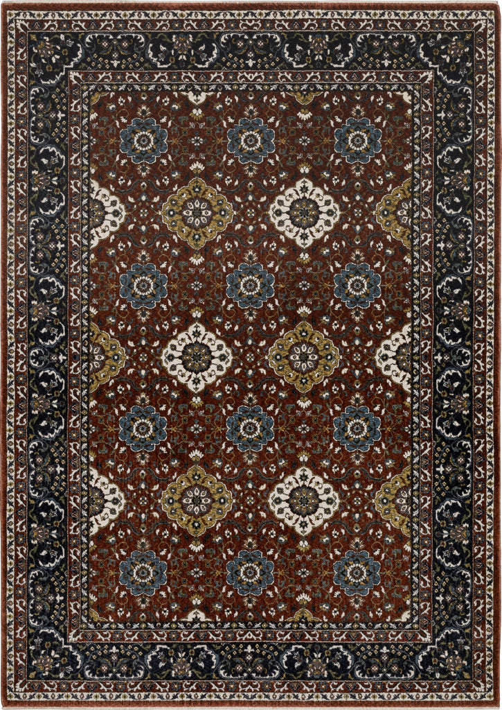 Oriental Weavers Vivian VI04B Red/Navy Area Rug