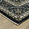 Oriental Weavers Vivian VI04C Navy/Gold Area Rug