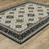 Oriental Weavers Vivian VI04D Ivory/Navy Area Rug