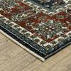 Oriental Weavers Vivian VI05A Navy/Red Area Rug
