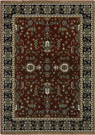 Oriental Weavers Vivian VI05X Red/Navy Area Rug