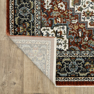 Oriental Weavers Vivian VI06A Red/Multi Area Rug Backing Image