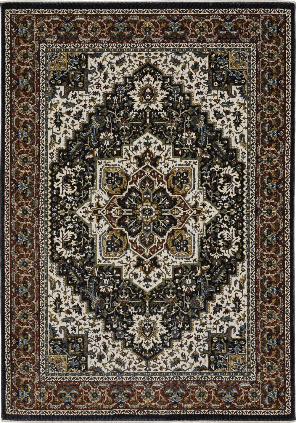 Oriental Weavers Vivian VI06C Navy/Multi Area Rug