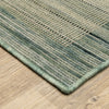 Oriental Weavers Warner WRN01 Blue/ Blue Area Rug Corner Image