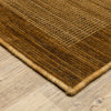 Oriental Weavers Warner WRN05 Brown/ Rust Area Rug Corner Image