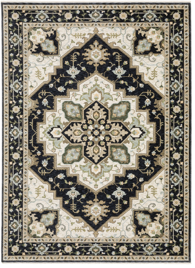 Oriental Weavers Westwood WES02 Midnight/ Ivory Area Rug main image
