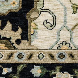 Oriental Weavers Westwood WES02 Midnight/ Ivory Area Rug Close-up Image