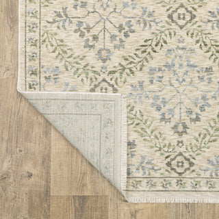 Oriental Weavers Westwood WES05 Blue/ Beige Area Rug Backing Image