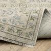 Oriental Weavers Westwood WES05 Blue/ Beige Area Rug Backing Image