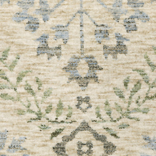 Oriental Weavers Westwood WES05 Blue/ Beige Area Rug Close-up Image