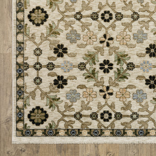 Oriental Weavers Westwood WES07 Green/ Multi Area Rug Corner Image