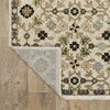 Oriental Weavers Westwood WES07 Green/ Multi Area Rug Backing Image