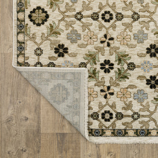 Oriental Weavers Westwood WES07 Green/ Multi Area Rug Backing Image
