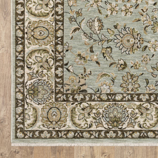 Oriental Weavers Westwood WES08 Blue/ Blue Area Rug Corner Image