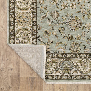 Oriental Weavers Westwood WES08 Blue/ Blue Area Rug Backing Image