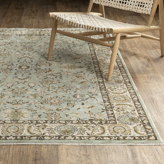 Oriental Weavers Westwood WES08 Blue/ Blue Area Rug Lifestyle Image Feature