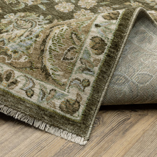 Oriental Weavers Westwood WES09 Brown/ Multi Area Rug Backing Image
