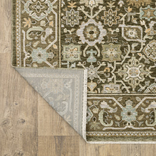 Oriental Weavers Westwood WES10 Brown/ Multi Area Rug Backing Image