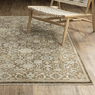 Oriental Weavers Westwood WES10 Brown/ Multi Area Rug Lifestyle Image Feature