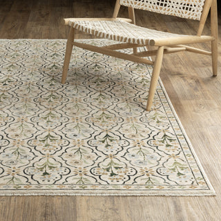 Oriental Weavers Westwood WES12 Gold/ Multi Area Rug Lifestyle Image Feature