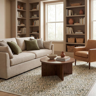 Oriental Weavers Westwood WES12 Gold/ Multi Area Rug Lifestyle Image Feature
