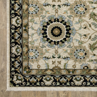 Oriental Weavers Westwood WES13 Multi/ Ivory Area Rug Corner Image