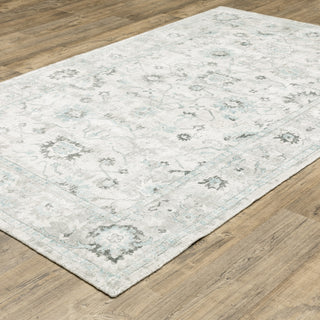 Oriental Weavers Windham WIN04 Ivory/Blue Area Rug