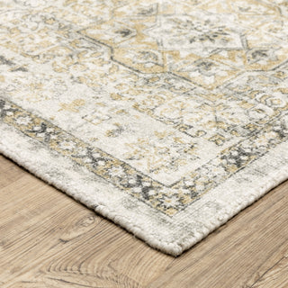 Oriental Weavers Windham WIN05 Grey/Gold Area Rug