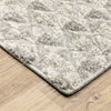 Oriental Weavers Wonder WON01 Grey/ Ivory Area Rug Corner Image
