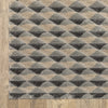 Oriental Weavers Wonder WON04 Charcoal/ Grey Area Rug Corner Image