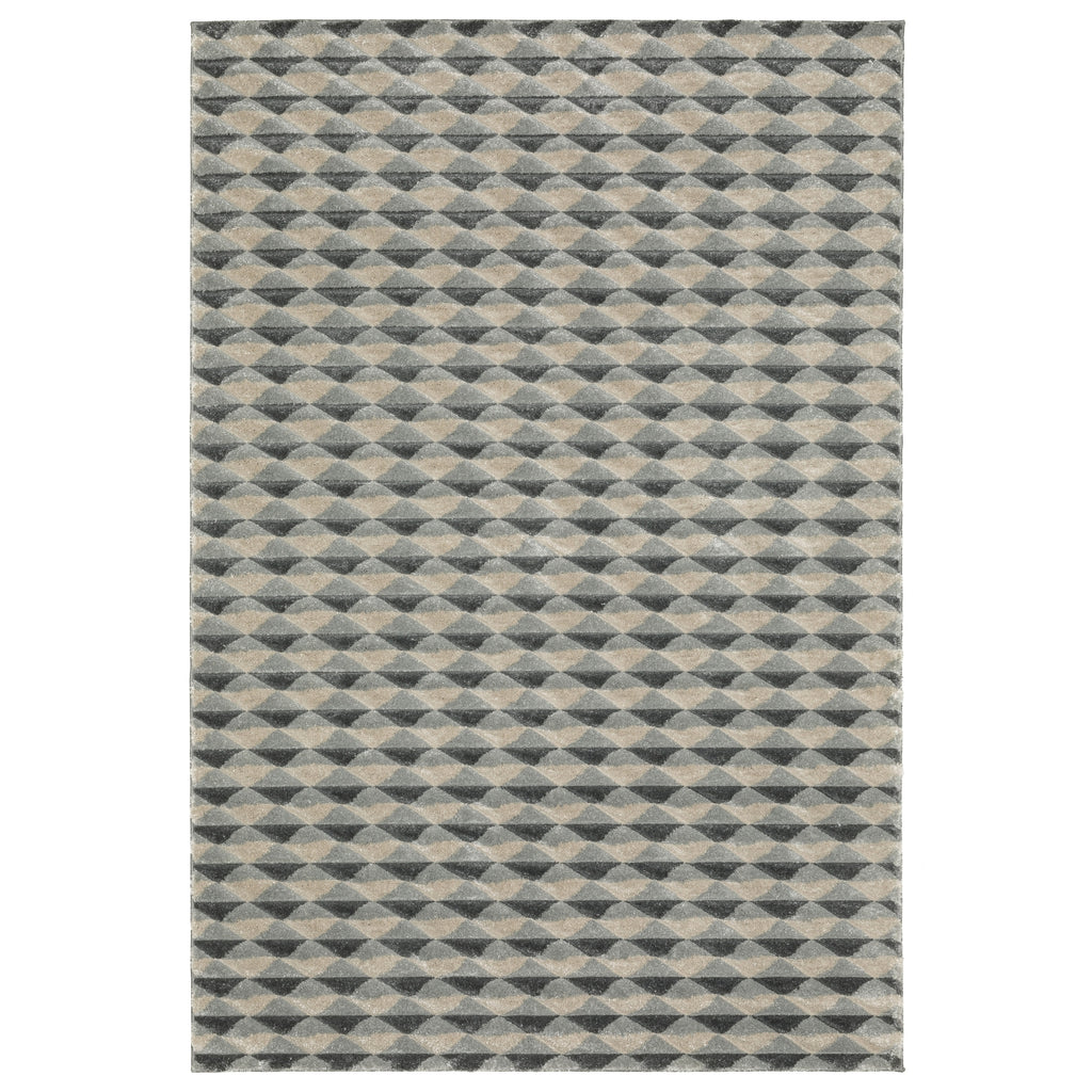 Oriental Weavers Wonder WON04 Charcoal/ Grey Area Rug main image