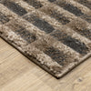 Oriental Weavers Wonder WON08 Brown/ Beige Area Rug Corner Image