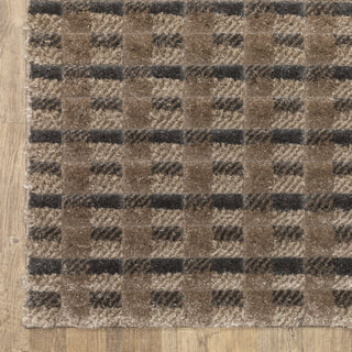 Oriental Weavers Wonder WON08 Brown/ Beige Area Rug Corner Image