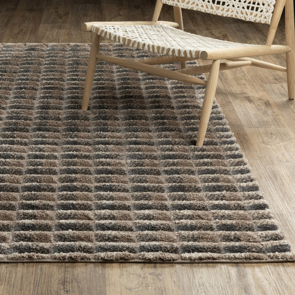 Oriental Weavers Wonder WON08 Brown/ Beige Area Rug Lifestyle Image Feature