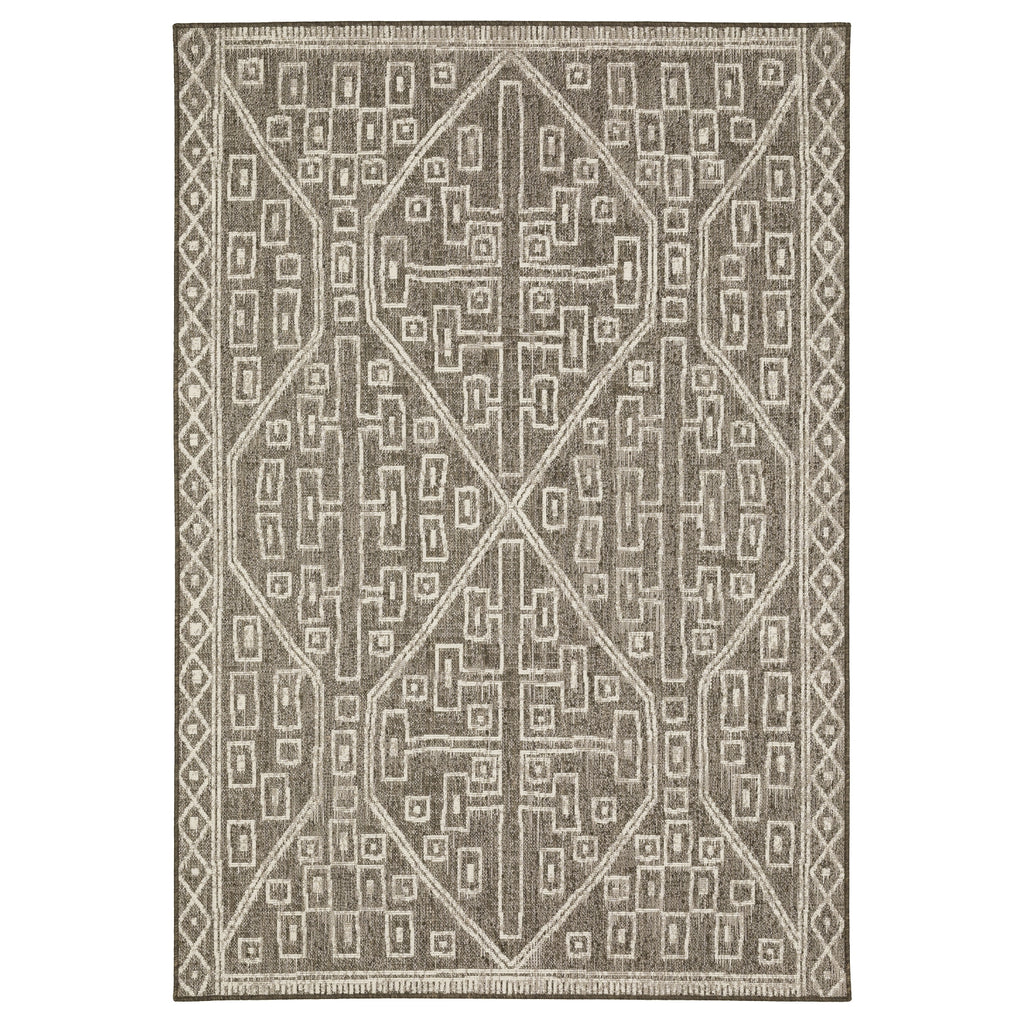 Oriental Weavers Zarina ZAR07 Brown / Beige Area Rug main image