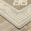 Oriental Weavers Zarina ZAR08 Beige / Brown Area Rug Corner Image