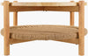 Surya Orly ORLY-002 Brown / Wheat Furniture Angle