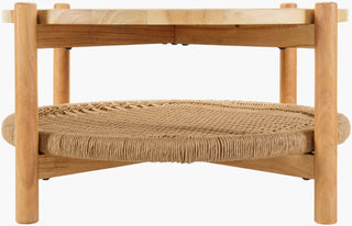 Surya Orly ORLY-002 Brown / Wheat Furniture Angle