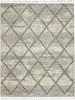 Nourison Oslo Shag OSL01 Ivory/Grey Area Rug main image