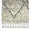 Nourison Oslo Shag OSL01 Ivory/Grey Area Rug Texture Image