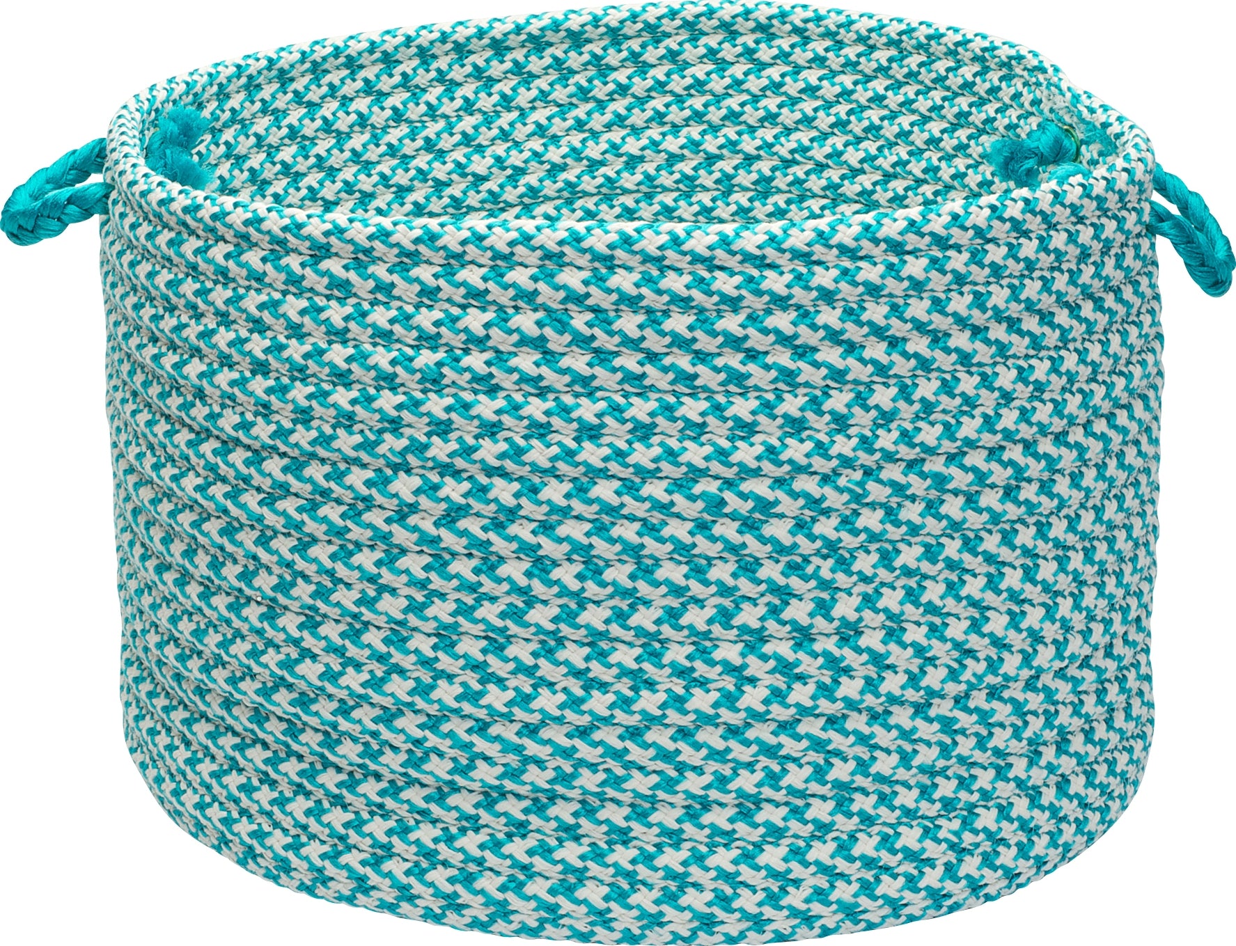 Colonial Mills Outdoor Houndstooth Tweed OT57 Turquoise