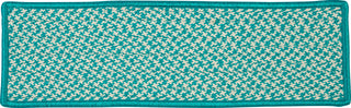 Colonial Mills Outdoor Houndstooth Tweed OT57 Turquoise Area Rug Main Image